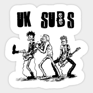 One show of UK Subs Sticker